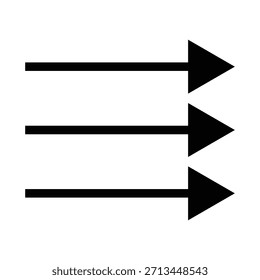 Flechas, conjunto de iconos de flechas, signos de puntero de Vector negro plano simple moderno. Conjunto de iconos de flecha para Botones de Hacer clic de avance, navegación de flecha de Diseño web y Elementos de App 