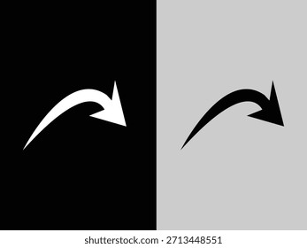 Flechas, conjunto de iconos de flechas, signos de puntero de Vector negro plano simple moderno. Conjunto de iconos de flecha para Botones de Hacer clic de avance, navegación de flecha de Diseño web y Elementos de App 