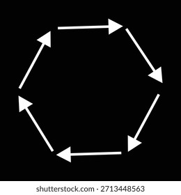 Flechas, conjunto de iconos de flechas, signos de puntero de Vector negro plano simple moderno. Conjunto de iconos de flecha para Botones de Hacer clic de avance, navegación de flecha de Diseño web y Elementos de App 