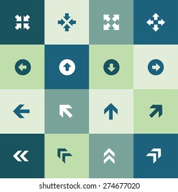 Arrows icons universal set for web and mobile