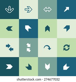 Arrows icons universal set for web and mobile