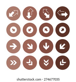 Arrows icons universal set for web and mobile