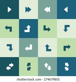Arrows icons universal set for web and mobile