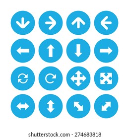 Arrows icons universal set for web and mobile