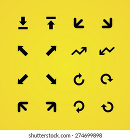 Arrows icons universal set for web and mobile