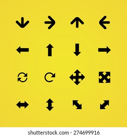 Arrows icons universal set for web and mobile