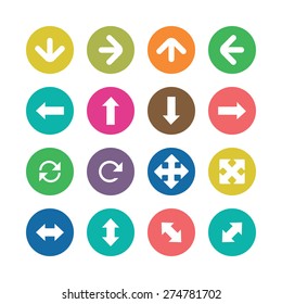 Arrows icons universal set for web and mobile