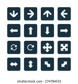 Arrows icons universal set for web and mobile