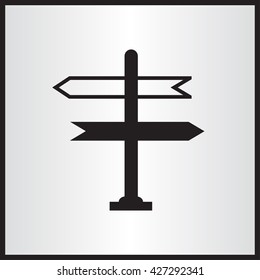 The arrows indicate the direction of icon