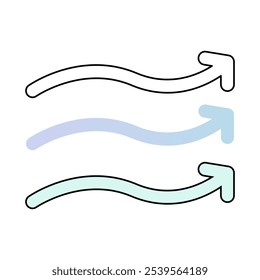 Arrows Indicating Airflow Representing Humidity Control and Freshness. Climate Control and Comfort