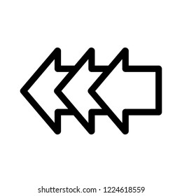 arrows of infographic isolated icon