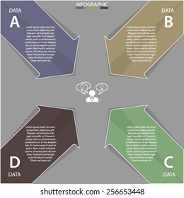 Arrows Infographics- Illustration
