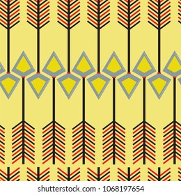 Arrows. Injuns. Seamless pattern. EPS 10.