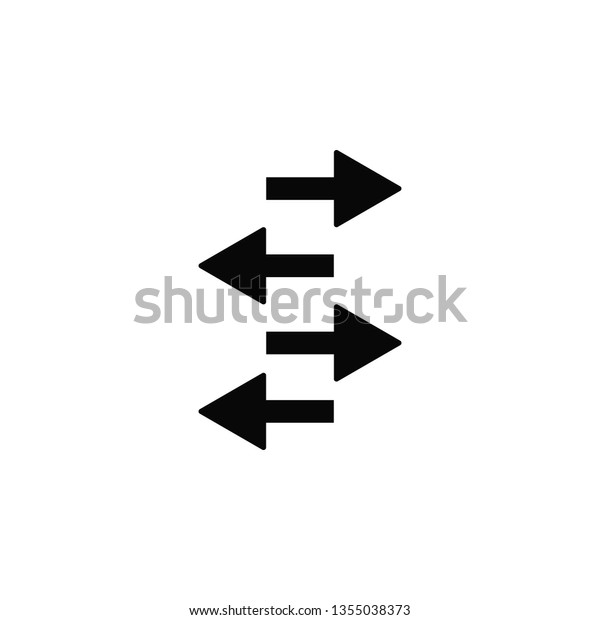 Arrows,
internet, traffic, icon, flat. Element of security for mobile
concept and web apps illustration. Thin flat icon for website
design and development, app. Vector
icon