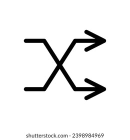 arrows, keygen, keygenerator, random, shuffle-icon. Simple vector sign