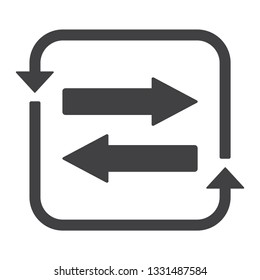 Arrows left and right icon