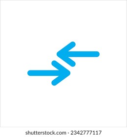 arrows left and right icon vector illustration symbol