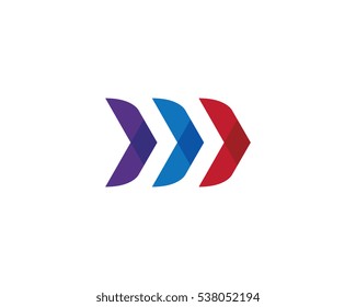 Arrows Letter Logo Template