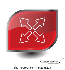 arrows line icon