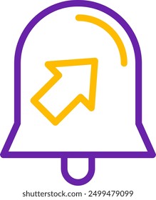 Arrows Line Two Color Vector Icon Design