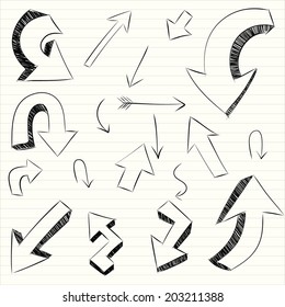Arrows And Lines - Hand Drawn 