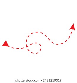 Arrows And Lines - Hand Drawn - Set - Isolated On Gray Background - Vector illustration Graphic Design Editable For Your Design.