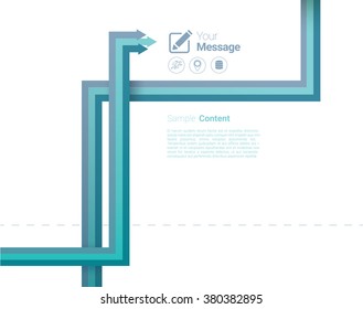 Arrows Lines for Your Minimalist Page Concept