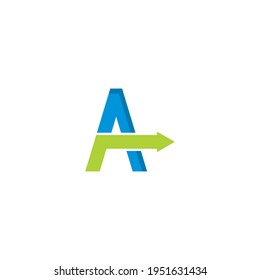 A arrows Logo Business Template Vector icon illustration design 