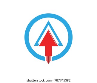 Arrows logo design template