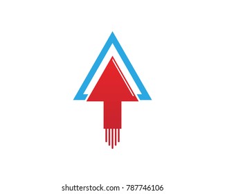 Arrows logo design template