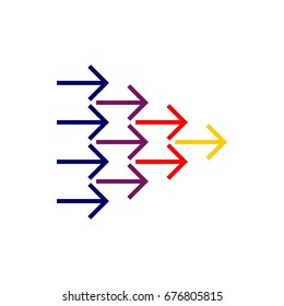 Arrows Logo Template Illustration Design. Vector EPS 10.