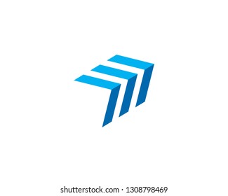 Arrows logo template vector icon illustration design 