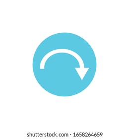 Arrows logo template vector icon illustration design 