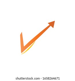 Arrows logo template vector icon illustration design 