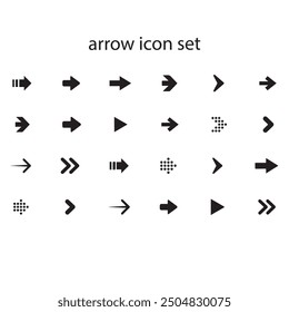 Arrows mini black set icons. abstract app symbol. Arrows vector collection button. circle, Cursor, Modern simple direction digital down computer design. EPS Vector illustration. arrows back black.