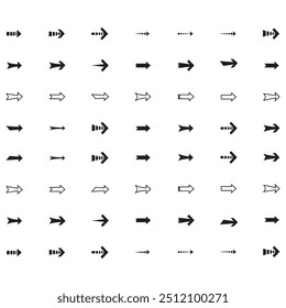 Pijlen mini zwarte set pictogrammen. abstract app symbool. Pijlen vector collectie knop. cirkel, Cursor, Moderne eenvoudige richting digitale down computer ontwerp. EPS Vector illustratie. pijlen terug zwart.