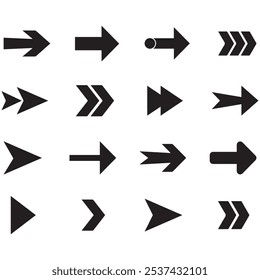 Arrows mini black set icons. abstract app symbol. Arrows vector collection button. circle, Cursor, Modern simple direction digital down computer design. EPS Vector illustration. arrows back black.