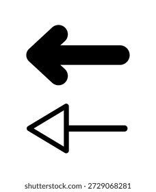 Setas com Vários Estilos Definem o Vetor