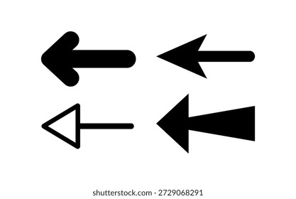 Setas com Vários Estilos Definem o Vetor