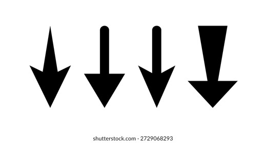 Setas com Vários Estilos Definem o Vetor