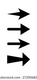 Setas com Vários Estilos Definem o Vetor