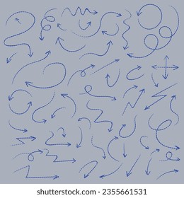 Flechas nueva herramienta de pincel de grupo vectorial