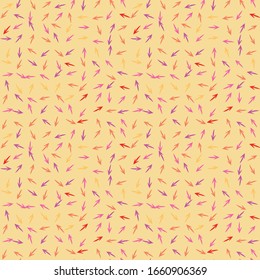 arrows on yellow background seamless vector pattern