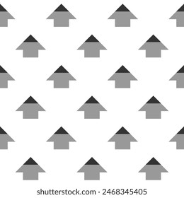 Arrows ornament. Seamless pattern. Folk wallpaper. Geometric background. Tribal motif. Arrow shapes ornate. Ethnic backdrop. Textile print, abstract. Ethnical image. Geometrical illustration. Vector