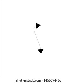 Arrows, outline, flat, vector icon