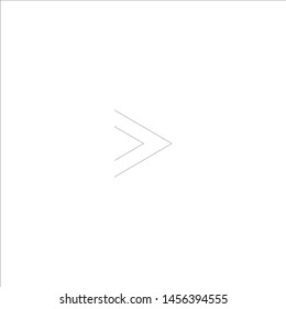 Arrows, outline, flat, vector icon