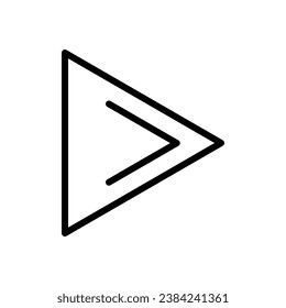 arrows outline vector icon. arrows stock vector icon for web, mobile app and ui design