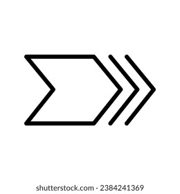 arrows outline vector icon. arrows stock vector icon for web, mobile app and ui design