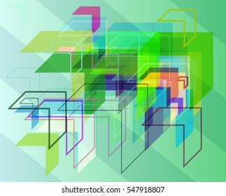 arrows over vibrant bars, shiny app.