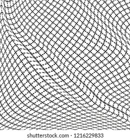 Arrows pattern black and white monochrome halftone up down left right  texture vector background for web and print